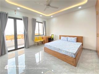 Cho thuê căn hộ studio ban công, full nội thất mới 100% | tô hiến thành quận 10 gần vạn hạnh mall