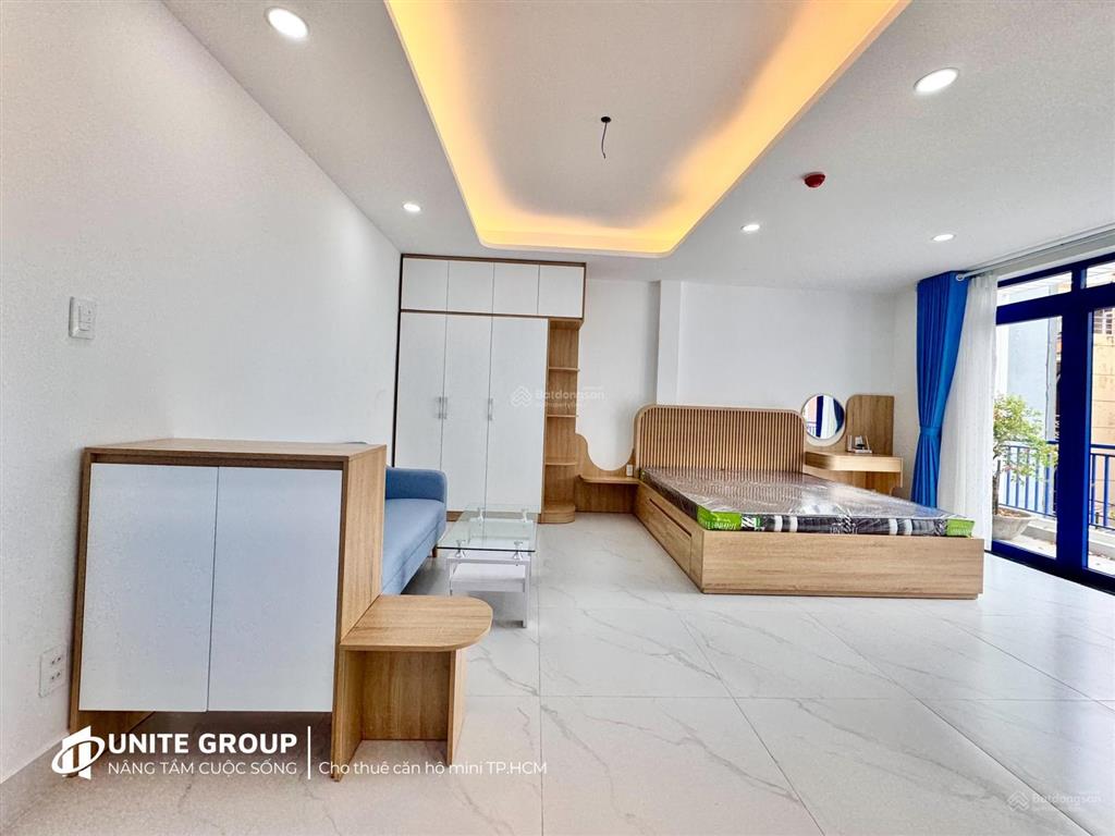 Cho thuê căn hộ nguyễn thái bình q1  gần bitexco & chợ bến thành  full nội thất ban công