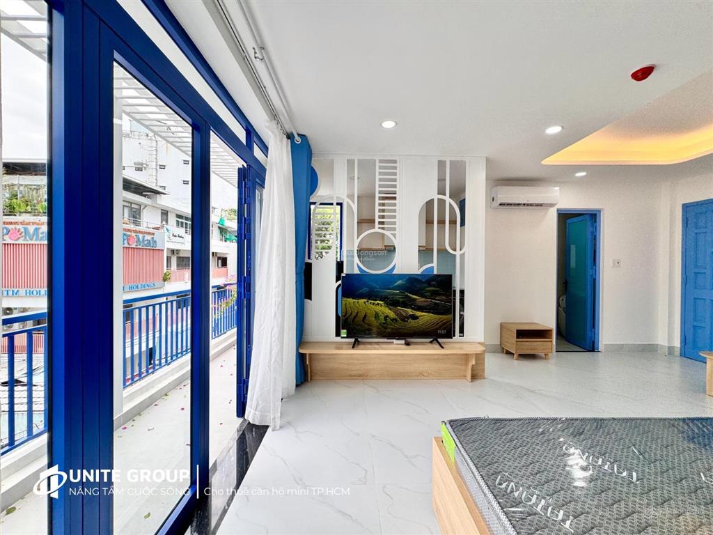 Cho thuê căn hộ nguyễn thái bình q1  gần bitexco & chợ bến thành  full nội thất ban công