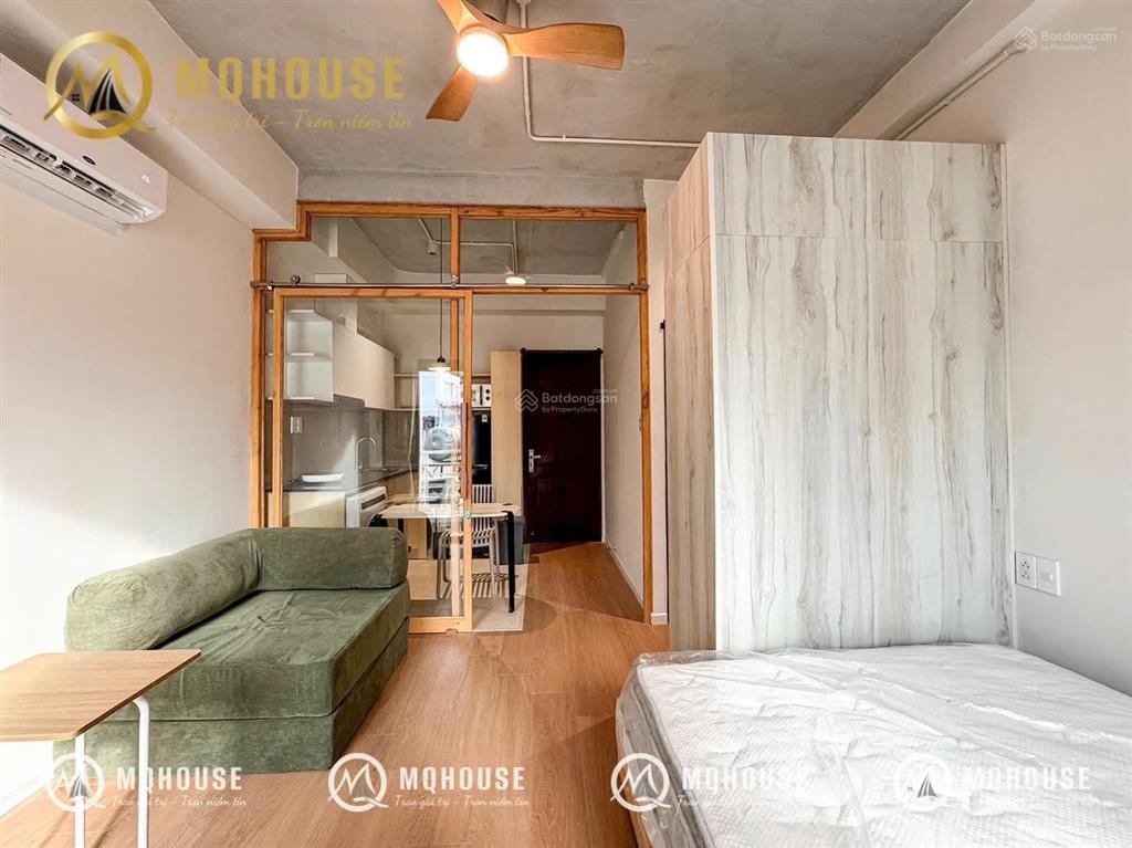Siêu phẩm căn hộ 1pn  ban công, máy giặt riêng  trần hưng đạo quận 1 gần cầu ông lãnh, bến thành