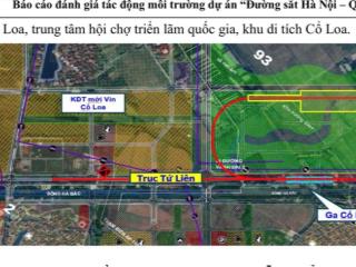 Bán 80m2 đất đẹp vuông vắn tại lộc hà, đông anh