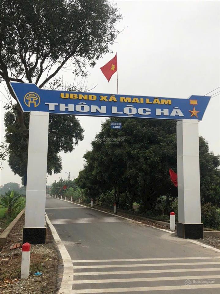 Bán 80m2 đất đẹp vuông vắn tại lộc hà, đông anh
