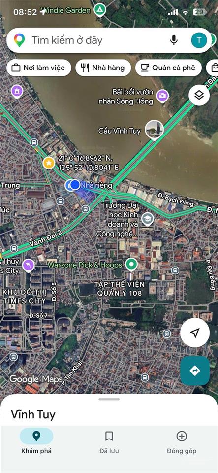Bán nhà riêng ở nguyễn khoái, 5,2 tỷ, 25m2, 2pn, view đẹp, sát đường to, chính chủ