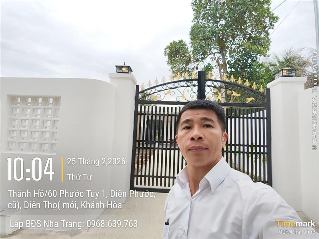 Bán căn nhà sân vườn ,khu dân cư yên tĩnh an ninh. diên phước,diên khánh,khánh hòa
