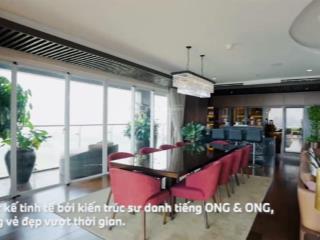 Hiếm! siêu phẩm penthouse sky villa 130ty. view trực diện sông sài gòn đảo kim cương