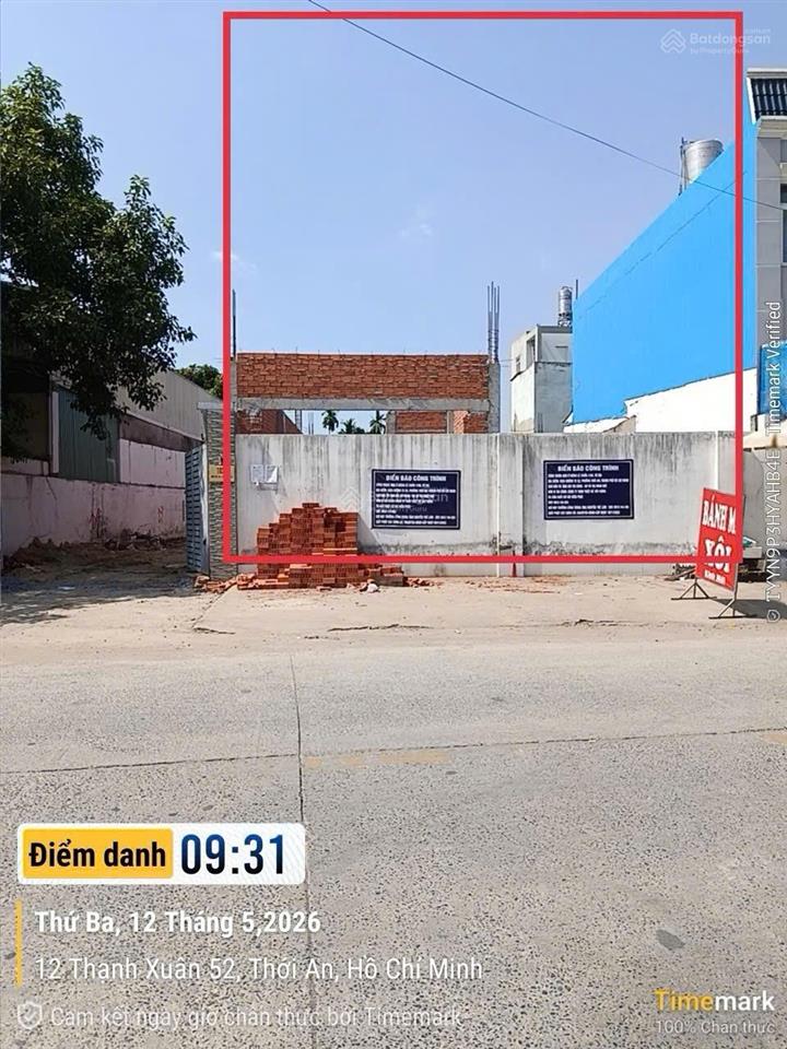 Bán đất đẹp tại thạnh xuân 52, thới an
