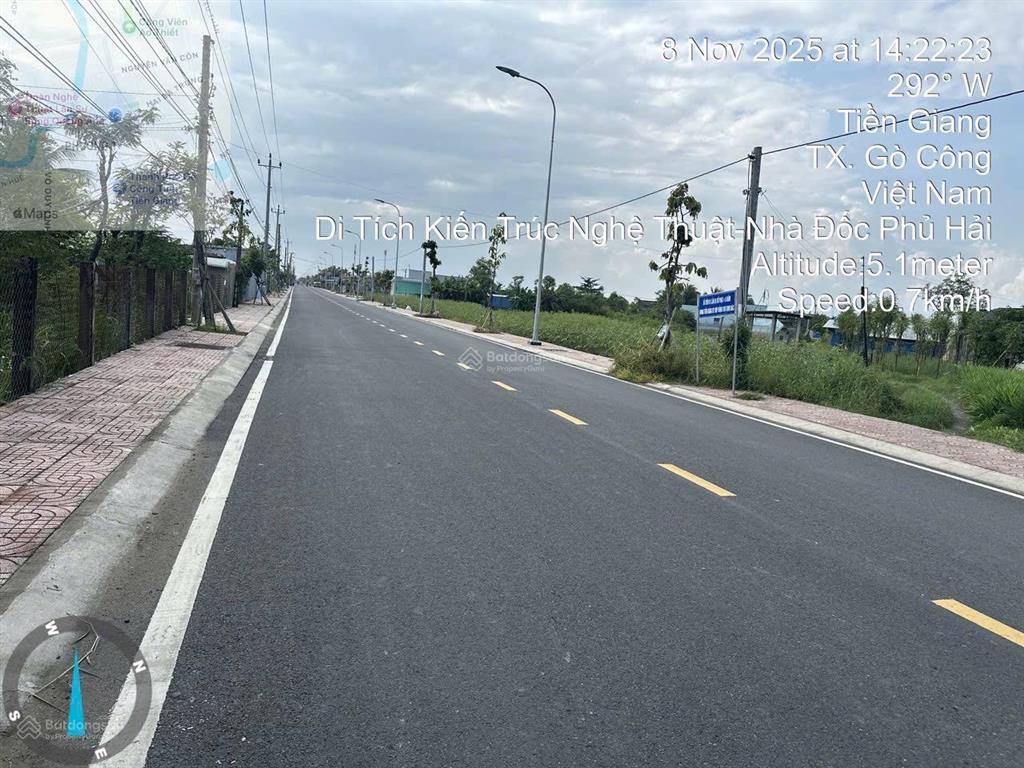Bán đất tại nguyễn thìn, long thuận, tp. gò công, 1,8 tỷ, 268m2, hàng hot
