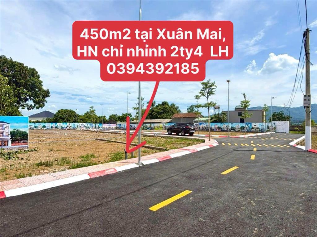 CẦN BÁN GẤP 2 LÔ ĐẤT ĐẸP TẠI TÂN HỘI – XUÂN MAI  CÁCH TRƯỜNG TIẺU HỌC 1KM THÔI
