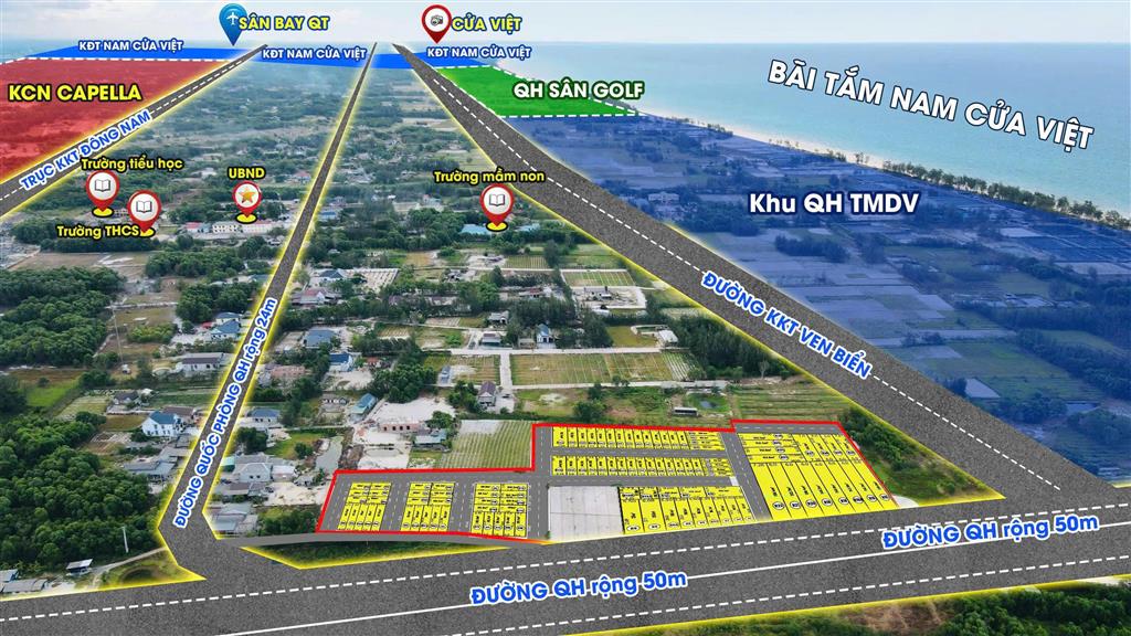 500 TRIỆU – SỞ HỮU ĐẤT CÁCH BÃI BIỂN CỬA VIỆT CHỈ 300M
