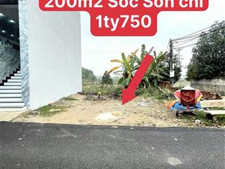 200M² ĐẤT SÓC SƠN – GẦN SÂN BAY NỘI BÀI