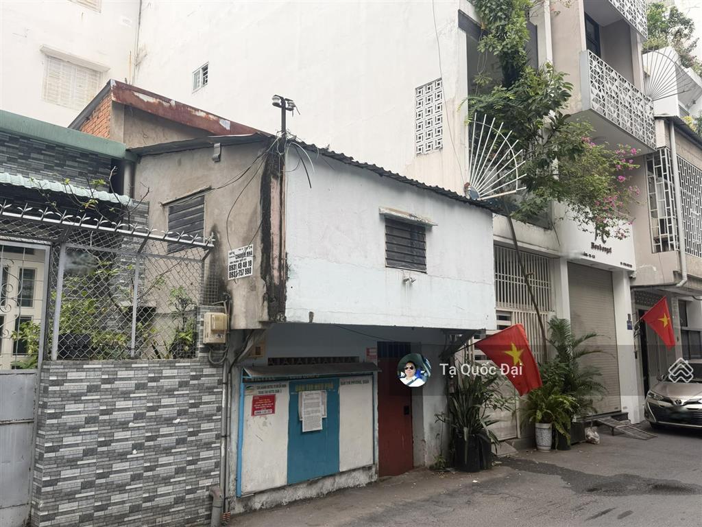 Quận 3  lý chính thắng  44,2m2  9.5 tỷ  tiện xây mới  hxh tránh  cách hoàng sa 50m