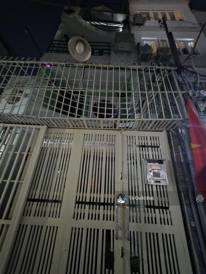 Quận 3  trần quang diệu  65.1m2  9.8 tỷ  lô nhì mt  4 tầng  2 mt trước sau