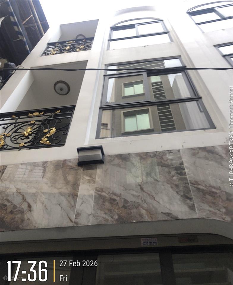 Hàng hiếm phú nhuậnnhà đẹp lê văn sỹ41m2nở hậu hơn 4m