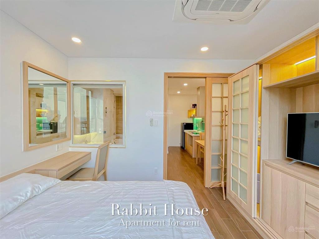 Cho thuê căn hộ 1pn ban công full nội thất bến vân đồn quận 4 gần cầu nguyễn văn cừ, cầu ông lãnh