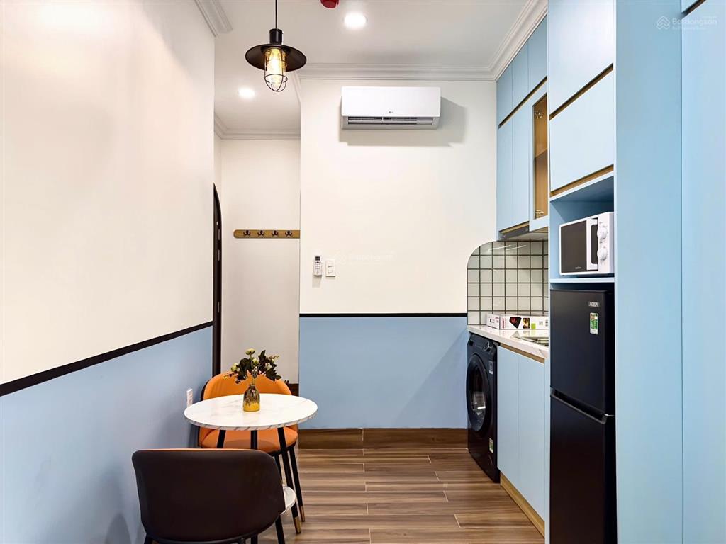 Căn hộ studio máy giặt riêng mới 100% full nội thất đoàn như hài quận 4 gần cầu khánh hội, bitexco