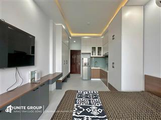 Căn hộ studio ban công full nội thất máy giặt riêng dương bá trạc quận 8 gần cầu nguyễn văn cừ