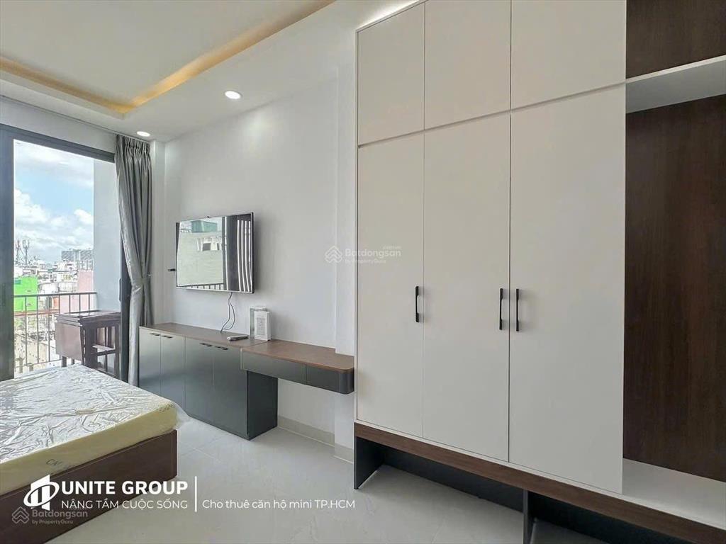 Căn hộ studio ban công full nội thất máy giặt riêng dương bá trạc quận 8 gần cầu nguyễn văn cừ