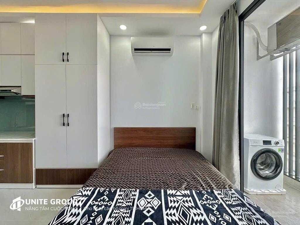 Căn hộ studio ban công full nội thất máy giặt riêng dương bá trạc quận 8 gần cầu nguyễn văn cừ