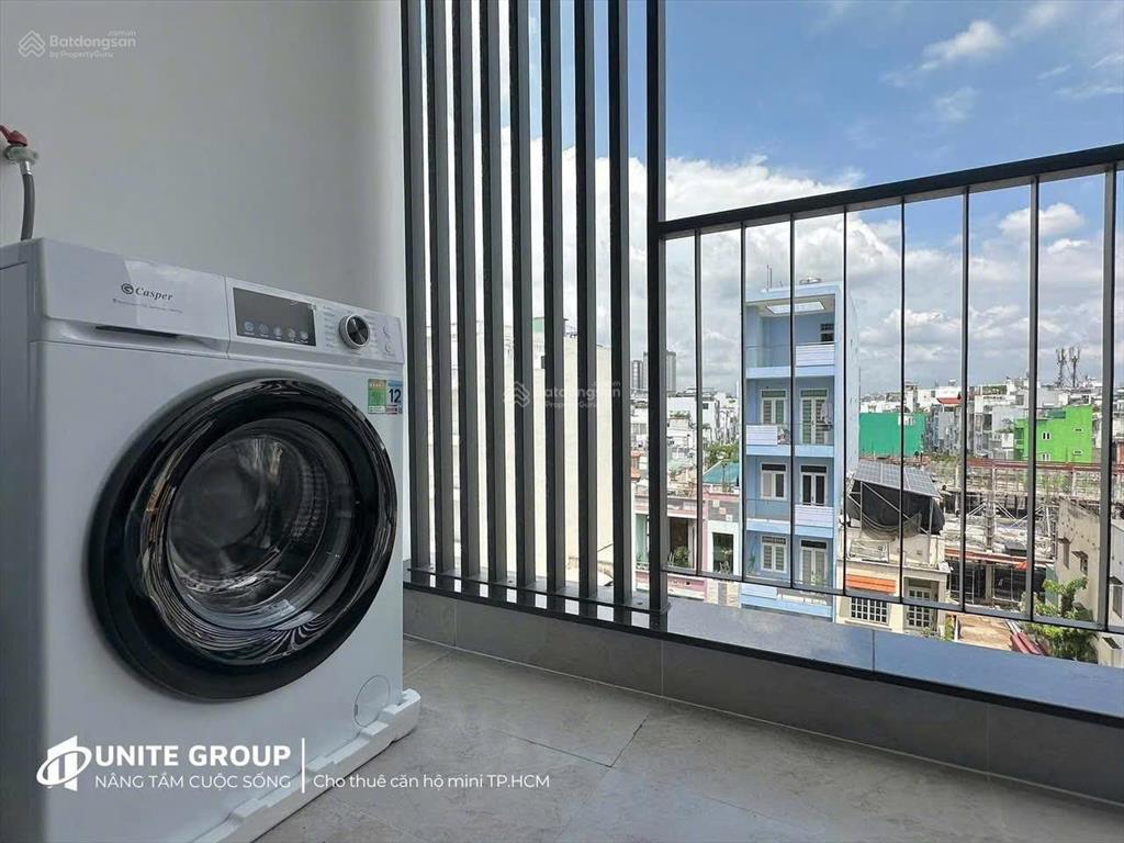 Căn hộ studio ban công full nội thất máy giặt riêng dương bá trạc quận 8 gần cầu nguyễn văn cừ