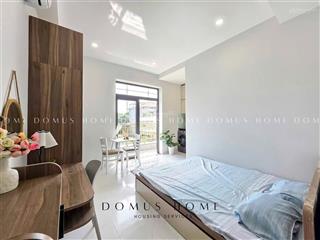 Căn hộ studio full nội thất cao cấp, ban công, đường cmt8 gần vạn hạnh mall, chợ hồ thị kỷ