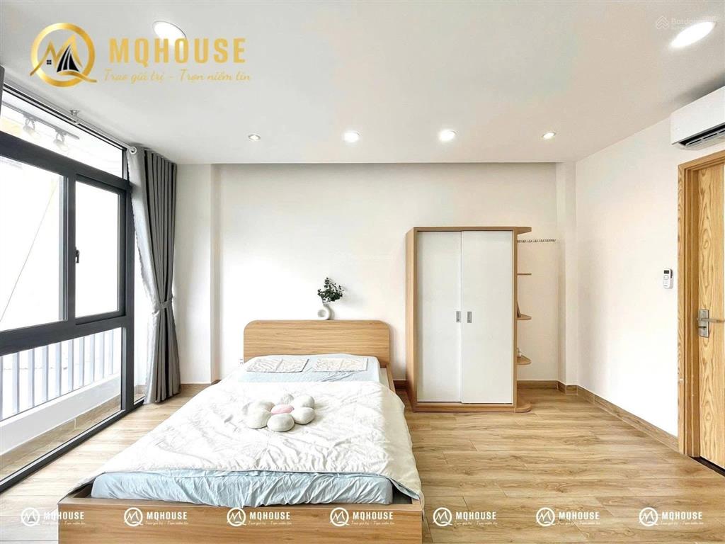 Căn hộ studio full nội thất ban công thoáng mát đường khánh hội quận 4 gần cầu ông lãnh bùi viện