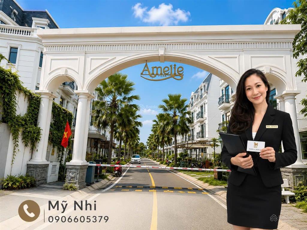 Bán biệt thự khu amelie  phú mỹ hưng  nhà bè  6x20  khu an ninh