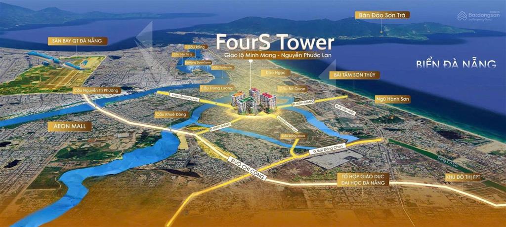 Sun fours  nổi bật căn 1pn+ sân vườn 54m2 + 16m2, giá gốc cđt  hướng đông nam