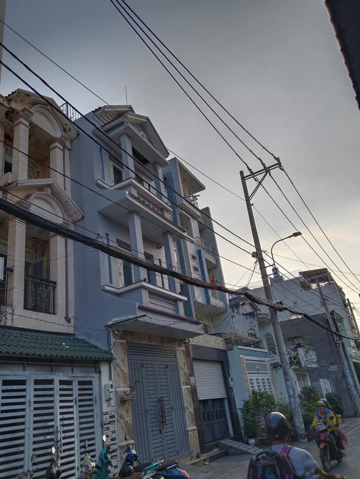 Bán nhà nguyễn hữu tiến, 4x19m, 3 tầng, đường 12m, vỉa hè, nhỉnh 8 tỷ