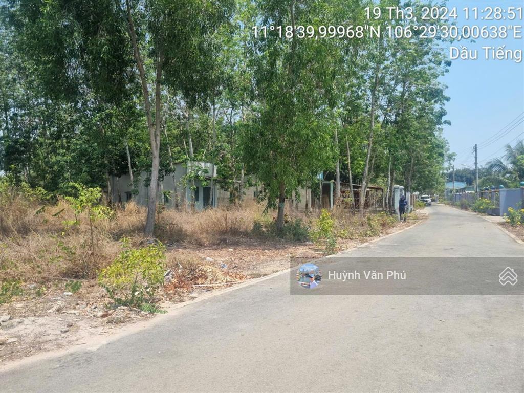 Ngân hàng thanh lý đất ngang 24m mt nhựa, dt 1079m2, dầu tiếng bình dương