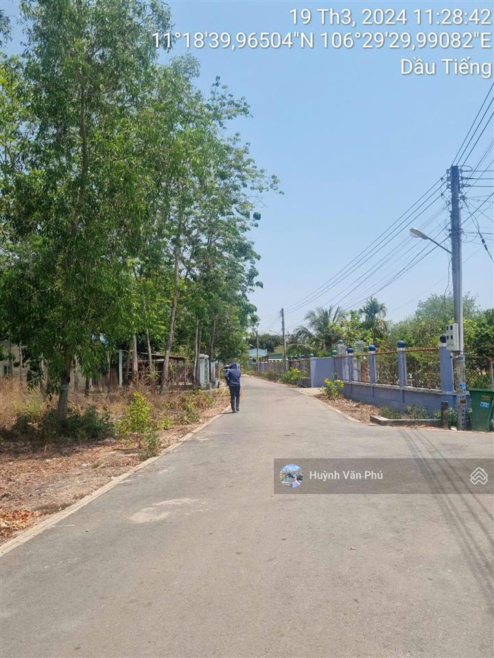 Ngân hàng thanh lý đất ngang 24m mt nhựa, dt 1079m2, dầu tiếng bình dương