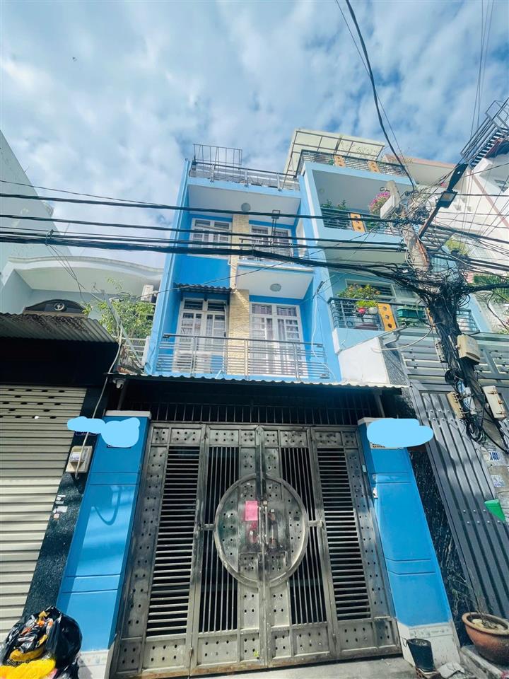 Nhà hẻm thông 5m gò dầup.phú thọ hoà, trệt 2 lầu, sân thương, 4pn,5wc, dt 4x17m, giá 8.2 tỷ tl