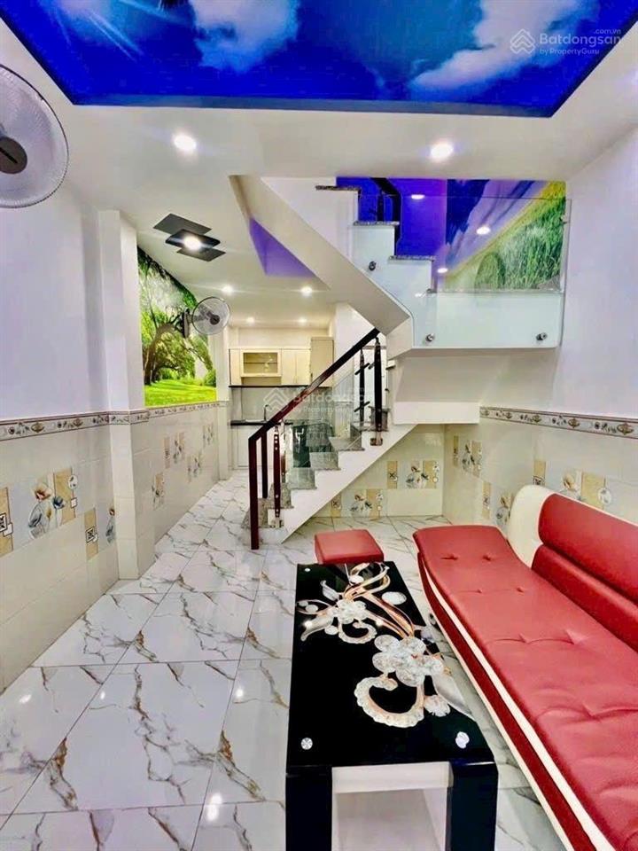 Nhà bán đường thống nhất, gò vấp, xe hơi đỗ cửa  30m2, 2 tầng, 2pn, sổ vuông a4, giá nhỉnh 3 tỷ