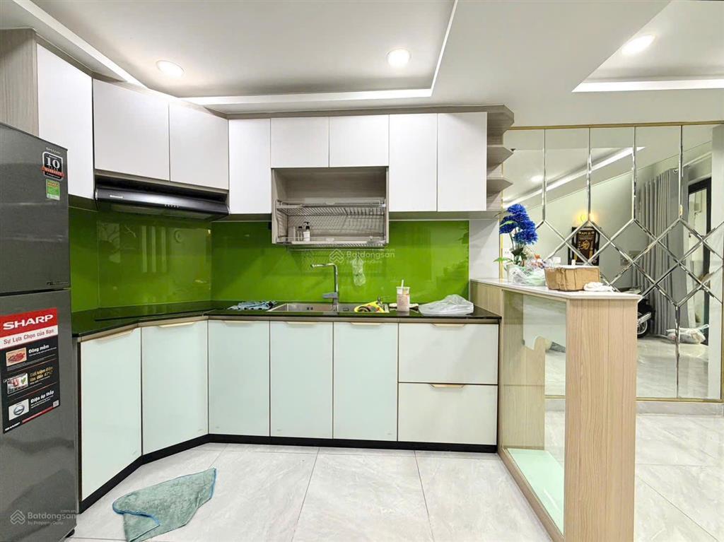 [5tỷ8] bán nhà sát mặt tiền nguyễn văn đậu, hxh 6m thông, 1 trệt 2 lầu, hđ thuê 20 triệu/tháng, shr