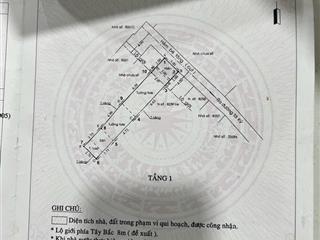 Chỉ 3 tỷ 3  sở hữu nhà phố 57m2 sát vách gò vấp  0908 517 ***