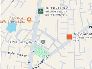 Ngộp bank giảm sốc chỉ còn 22 tỷ mặt tiền đường tân thành tân phú