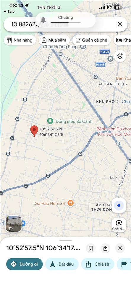 Bán gấp hàng f0 đất đẹp giá tốt phường xuân thới sơn gần vinhomes hm