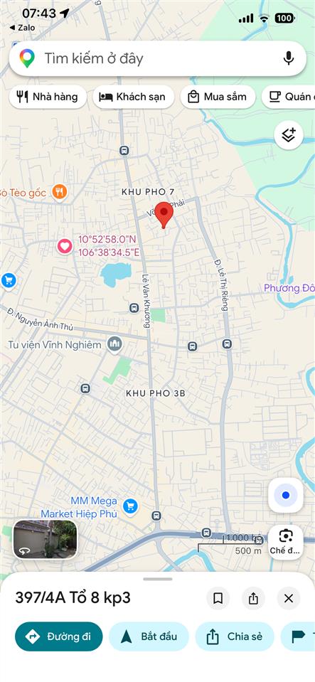 Bán lô đất thới an 11 q12  gần lê văn khương chỉ 3,19 tỷ  shr 83m2