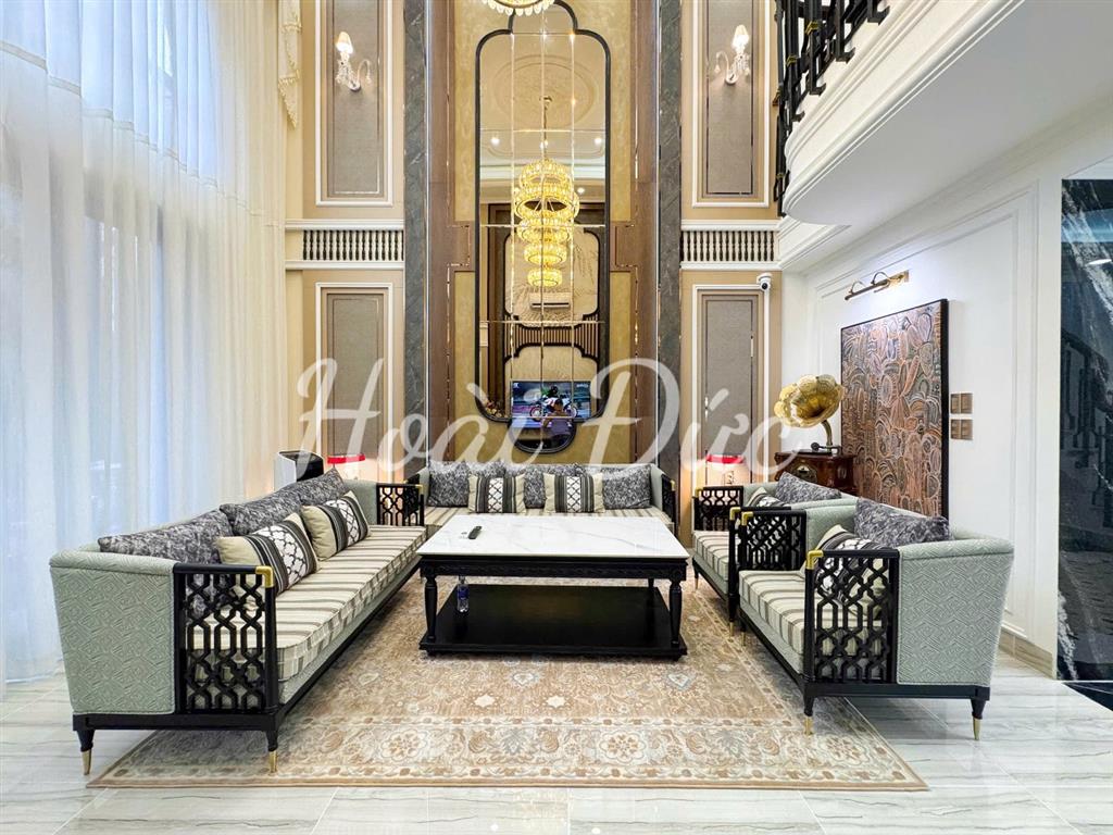 Siêu phẩm 6 tầng thang máy  nhà phố tân cổ điển mặt tiền đường số chợ tân mỹ, quận 7  cạnh pmh