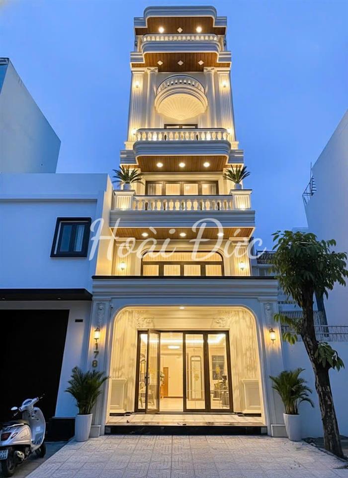 Siêu phẩm 6 tầng thang máy  nhà phố tân cổ điển mặt tiền đường số chợ tân mỹ, quận 7  cạnh pmh