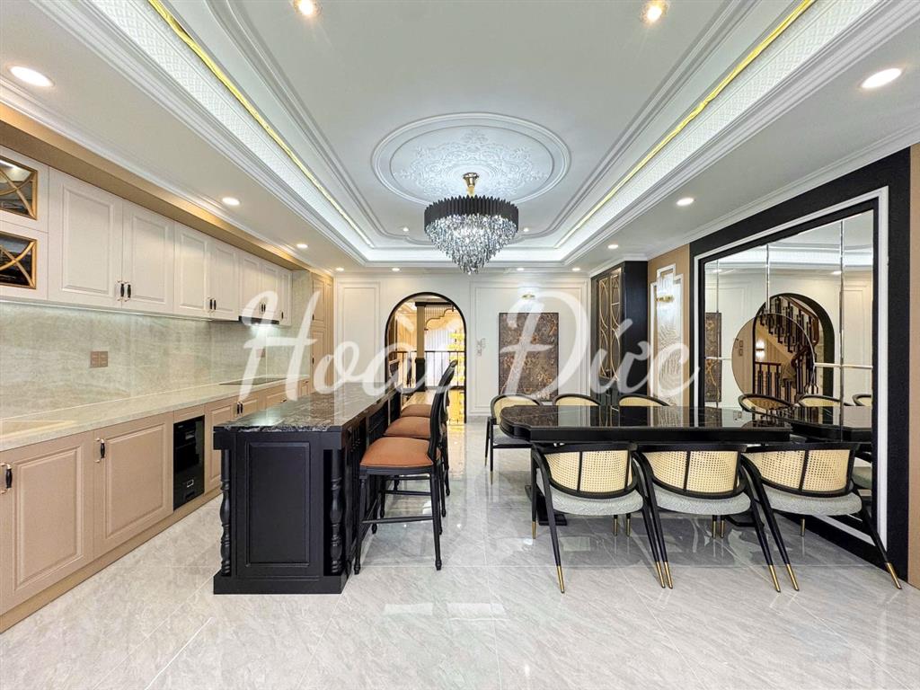 Siêu phẩm 6 tầng thang máy  nhà phố tân cổ điển mặt tiền đường số chợ tân mỹ, quận 7  cạnh pmh