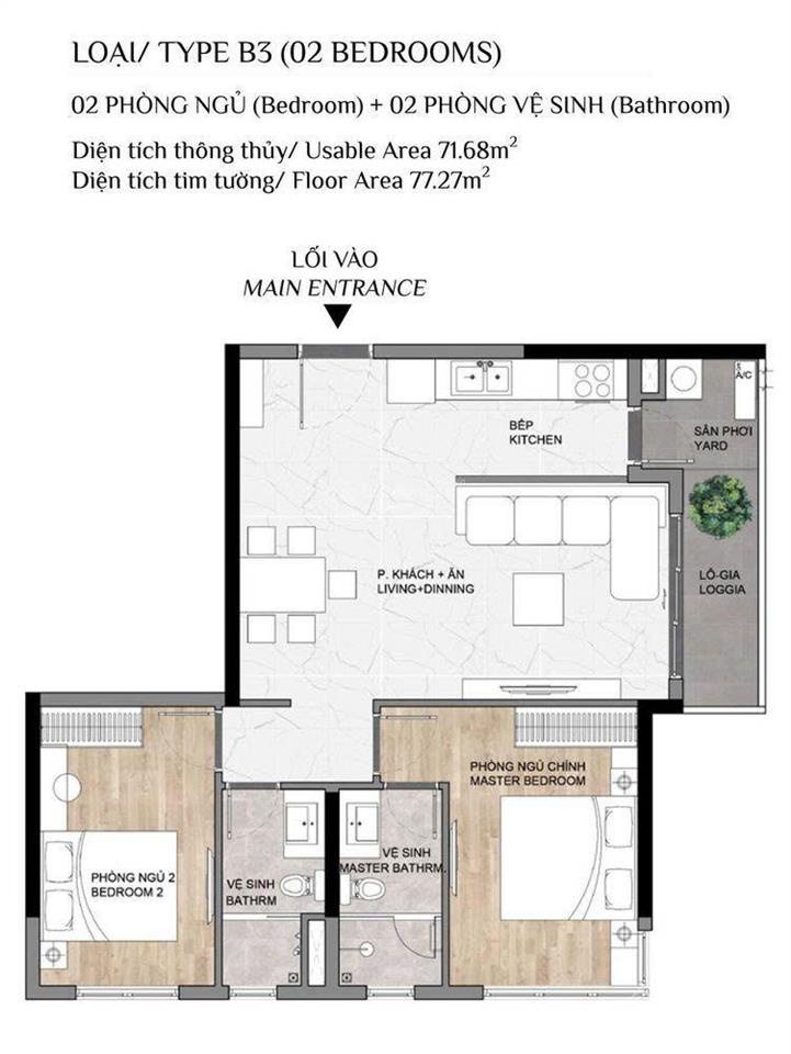 Chính chủ cần tiền nên bán lỗ 100tr căn góc tầng 19  a19.05  giá gốc cđt chỉ 4,7 tỉ 77,27m2