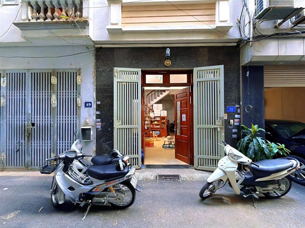 Nhà lô góc trương định, ngõ thông kinh doanh, 42m2 x 5 tầng full nội thất, quy hoạch ổn định