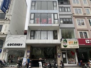 Bán toà nhà mp vũ trọng phụng, 91m2x8t thang máy, mặt tiền 5m, vỉa hè to, kdoanh tốt, chào 53.5 tỷ