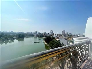 Bán nhà mặt hồ ba mẫu, đống đa, 80m2, 6 tầng thang máy, giá 44 tỷ. mặt hồ kinh doanh hiếm.