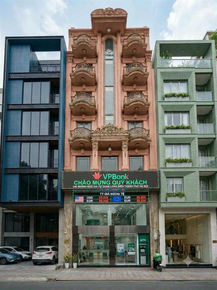 Bán tòa nhà mặt phố ngô gia tự  long biên  120m2, mt 8.5m  7 tầng thang máy  giá 62 tỷ