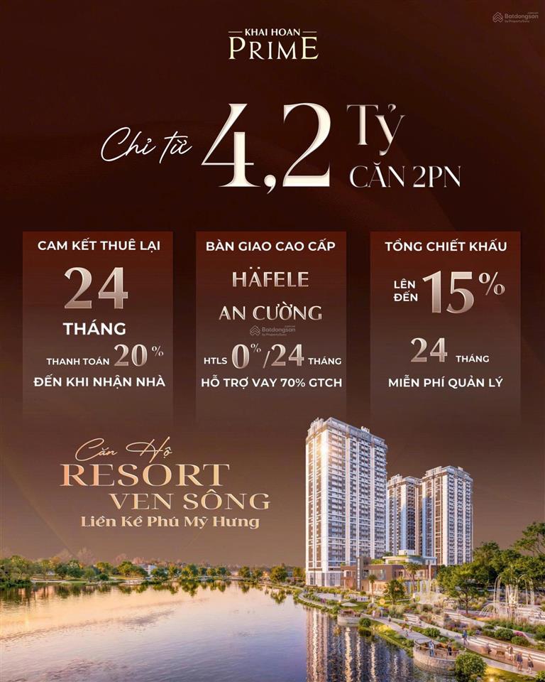 Rổ hàng 2pn khải hoàn prime giá tốt, view đẹp, có hỗ trợ vay ngân hàng, tt trả góp nhàn hạ