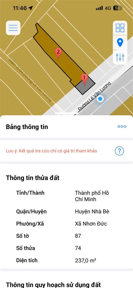 Mặt tiền lê văn lương nhà bè ngang khủng 7.5m, 208m2 công nhận, bank định giá 14.5 tỷ