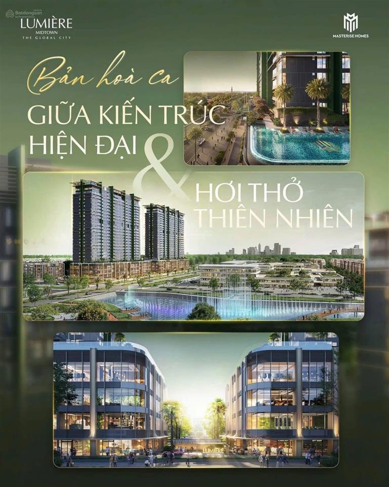 Ký gửi chuyển nhượng lumière midtown 2pn view nhạc nước, view sông, giá tốt thị trường 9,856 tỷ
