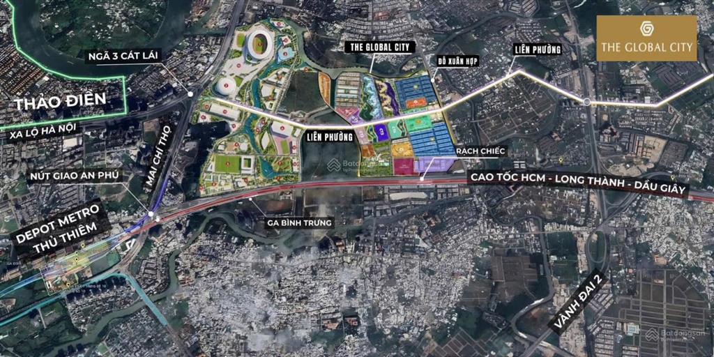 Shophouse góc 2 mặt tiền hiếm tại masteri grand view the global city