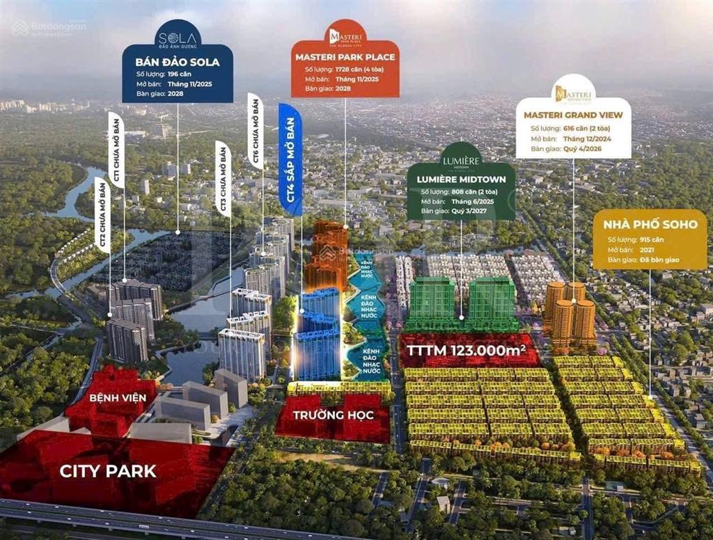Shophouse góc 2 mặt tiền hiếm tại masteri grand view the global city